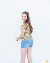 Tractr Stretch Denim Shorts for Girls - Duckthreads