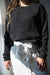 DT Tiger Queen embossed graphic sweatshirt in Black - Duckthreads