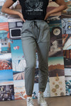 DT Magic midweight joggers in grey with pockets - Duckthreads