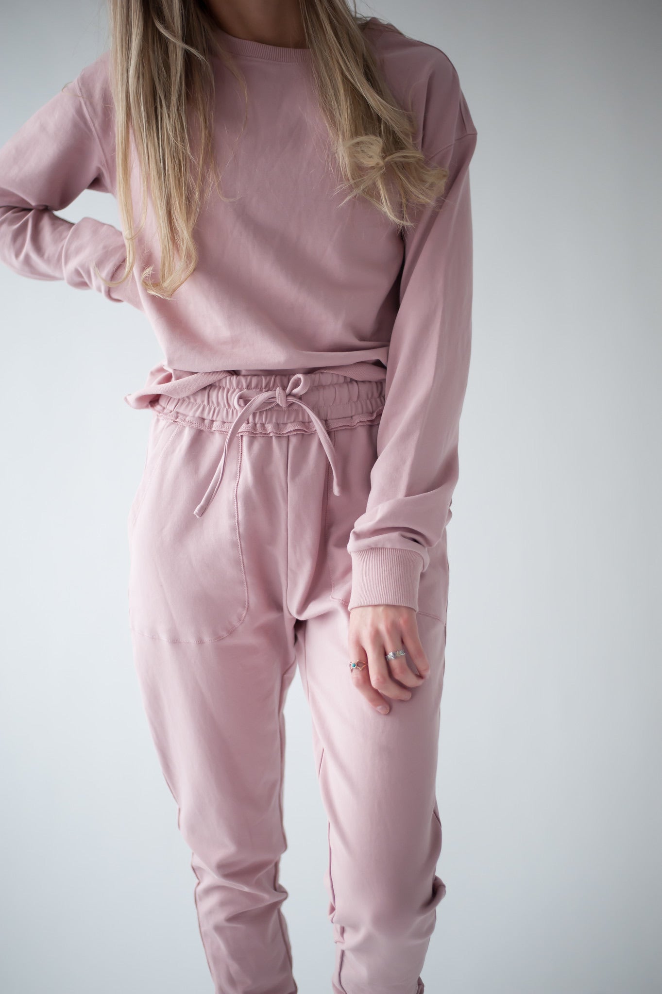 Fashion (Pink) Elegant Women Two 2 Piece Set Outfits Sweatsuit