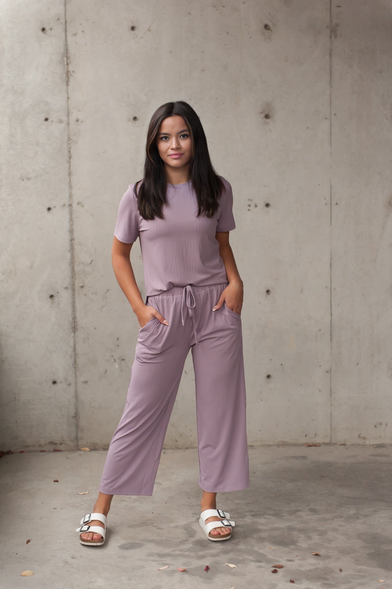 DT Emma two-piece set in Lilac