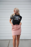 DT BREEZE SPORTY SKIRT IN BLUSH
